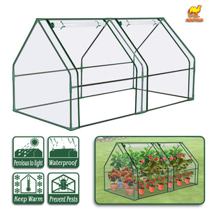 3x6x3' Mini  Gardening Flower House Plants Greenhouse