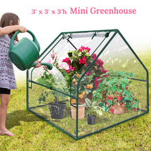 Load image into Gallery viewer, 3x3ft  Portable Mini Greenhouse Gardening Flower House Plants Yard
