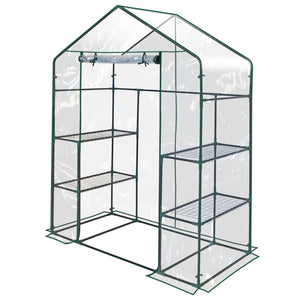 8 Shelves 3 Tiers Portable mini Walk-in Greenhouse Flower Clear Planter HotHouse