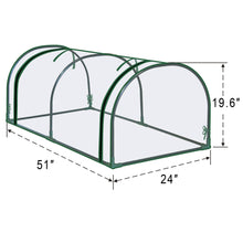 Load image into Gallery viewer, Mini Outdoor Plant Gardening Greenhouse Flower House (PVC, 51&quot; W x 24&quot; D x 19.6&quot; H)
