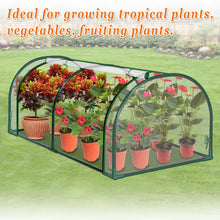Load image into Gallery viewer, Mini Outdoor Plant Gardening Greenhouse Flower House (PVC, 51&quot; W x 24&quot; D x 19.6&quot; H)
