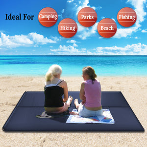 2 Person Portable Folding Camping Mat Blanket for Outdoor Yoga Soft Sleeping Bed