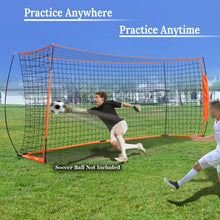 Load image into Gallery viewer, 12&#39;x6&#39; Portable Football Soccer Goal Training Sport Net with Carry Bag
