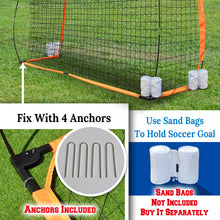 Load image into Gallery viewer, 12&#39;x6&#39; Portable Football Soccer Goal Training Sport Net with Carry Bag
