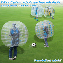 Load image into Gallery viewer, Inflatable Bumper Bubble Soccer Ball Dia 5ft(1.5m) Body Zorb Ball for Adults and Teens
