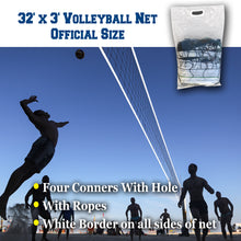 Load image into Gallery viewer, New High Quality Volleyball Net Official Size Beach for Outdoor
