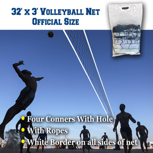 New High Quality Volleyball Net Official Size Beach for Outdoor