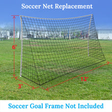 Load image into Gallery viewer, 12x6 Feet Nelon  Netting Portable Soccer Door  (Soccer Sport Training )
