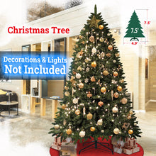 Load image into Gallery viewer, Artificial PVC Christmas Tree Unlit Premium Hinged Spruce Xmas Tree with Solid Metal Stand Perfect for Indoor and Outdoor Holiday Decoration
