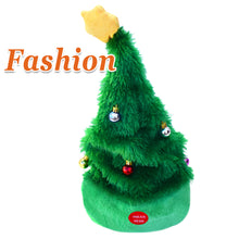 Load image into Gallery viewer, Christmas Hat Moves to Music with the Dancing Electric Party Swing Novelty Funny Hat for Xmas Halloween Decorations
