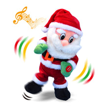 Load image into Gallery viewer, Singing Dancing Electric Santa Claus Toy Xmas Musical Shaking Plush Decorations Gifts for Kids
