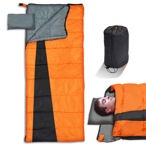 Traveling Camping Large Blanket Sleeping Bag Adult with Pillow for  Outdoor Indoor