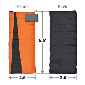 Traveling Camping Large Blanket Sleeping Bag Adult with Pillow for  Outdoor Indoor