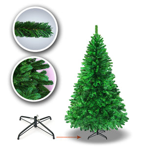 New Christmas Tree 5 ft Tree with Sturdy Metal leg Xmas Full Pine Spruce