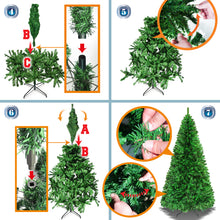Load image into Gallery viewer, New Christmas Tree 7ft with Sturdy Metal leg Xmas Full Pine Spruce
