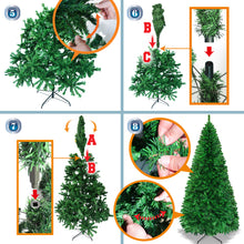 Load image into Gallery viewer, New Christmas Tree 7.5 ft with Sturdy Metal leg Xmas Full Pine Spruce
