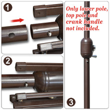 Load image into Gallery viewer, Patio Umbrella Lower Pole (Pole Dia 1.5&quot;) (Length 33.5&quot;)
