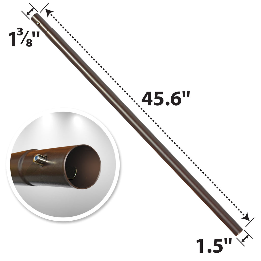 6 foot patio umbrella pole Outdoor Patio Umbrella Replacement Lower Pole (45.6") – Sunny Outdoor US
