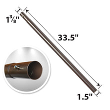 Load image into Gallery viewer, Outdoor Patio Umbrella  Replacement Lower Pole (33.5&quot;)
