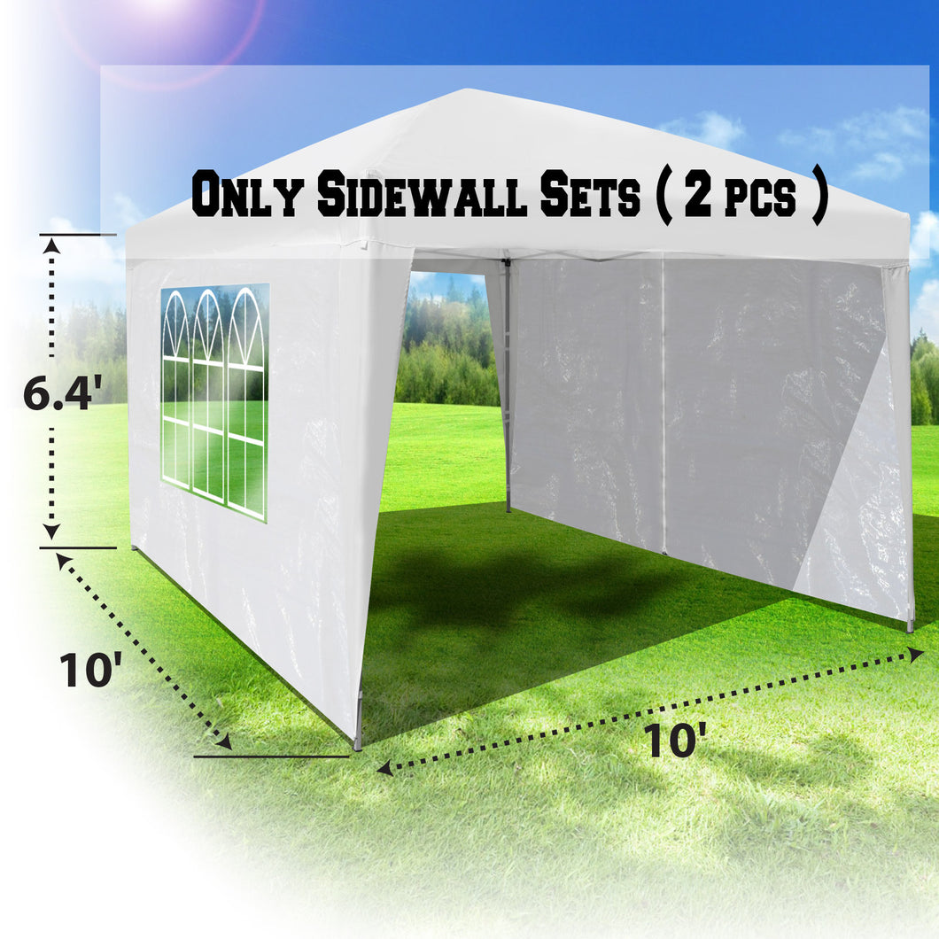 13x10' 2pc Replacement Pop Up Canopy Sidepanels for  10x10' Tent Gazebo Sidewalls Kit
