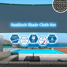 Load image into Gallery viewer, 80% Sunblock Fabric Shade Cloth Net Mesh Shade for Plant Greenhouse Barn Pool
