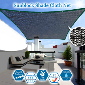 80% Sunblock Fabric Shade Cloth Net Mesh Shade for Plant Greenhouse Barn Pool