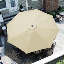 Load image into Gallery viewer, STRONG CAMEL 9&#39; Patio 8 Ribs Outdoor Garden Market Parasol Sunshade Umbrella with Tilt and Crank
