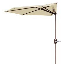 Load image into Gallery viewer, STRONG CAMEL Wall Balcony Window 9&#39; Patio Half Umbrella Sunshade Outdoor
