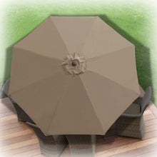 Load image into Gallery viewer, STRONG CAMEL Sunshade Outdoor 9ft Parasol Patio Garden Umbrella with Crank Tilt
