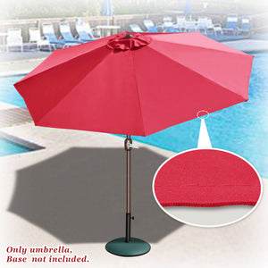 STRONG CAMEL Sunshade Outdoor 9ft Parasol Patio Garden Umbrella with Crank Tilt