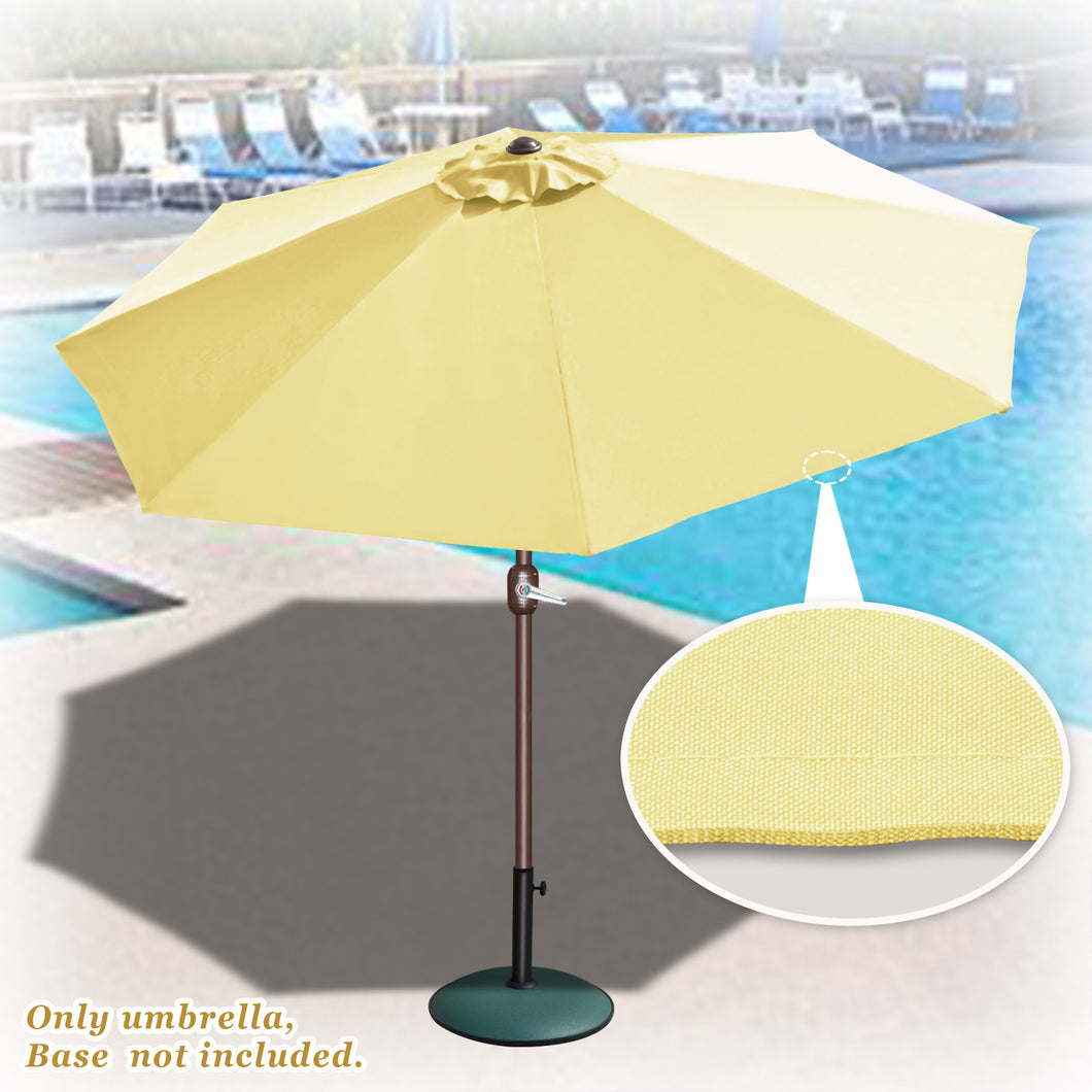 STRONG CAMEL Sunshade Outdoor 9ft Parasol Patio Garden Umbrella with Crank Tilt