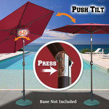 Load image into Gallery viewer, STRONG CAMEL Sunshade 8.2ft Parasol Patio Umbrella for Garden Outdoor with Crank Tilt
