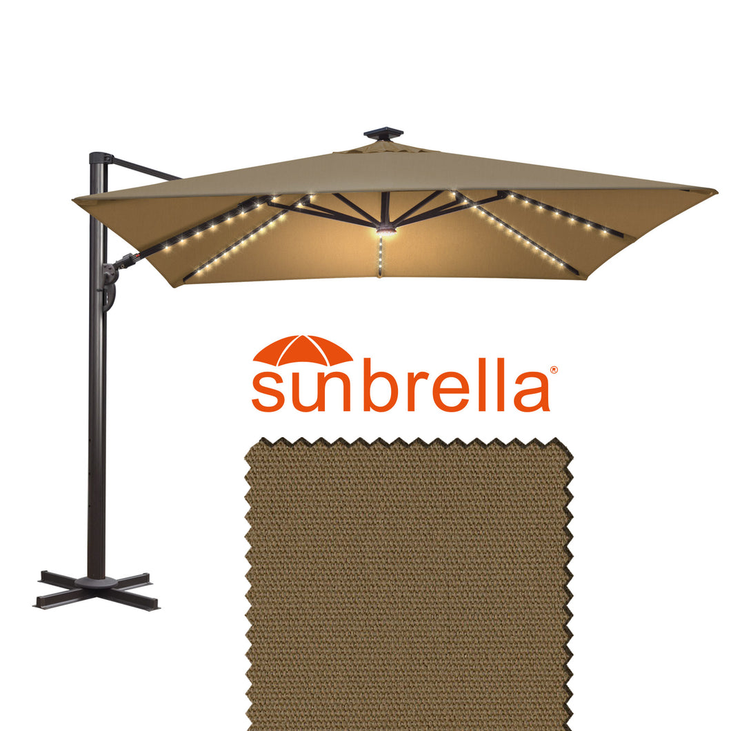 camel patio umbrella STRONG CAMEL 10' x 10' BIG ROMA Square Cantilever Umbrella Heavy duty – Sunny Outdoor US