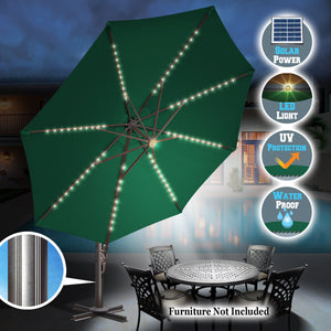 STRONG CAMEL 11.5ft Cantilever Big Roma Hanging Offset Solar Umbrella  with UV+ Waterproof（ONLY LOCAL PICK UP）