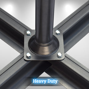 Heavy Duty Patio Umbrella Cross Brace Stand Universal for Outdoor Patio Umbrella, Dark Grey