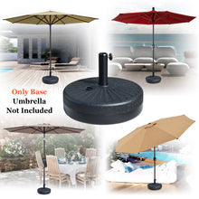 Load image into Gallery viewer, Patio Umbrella Base Sand Water Filled 20&quot; 28L Parasol Weight Sand Base Holder
