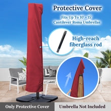 Load image into Gallery viewer, 10-15ft Patio Cantilever Roma Off-set Umbrella Protect Cover
