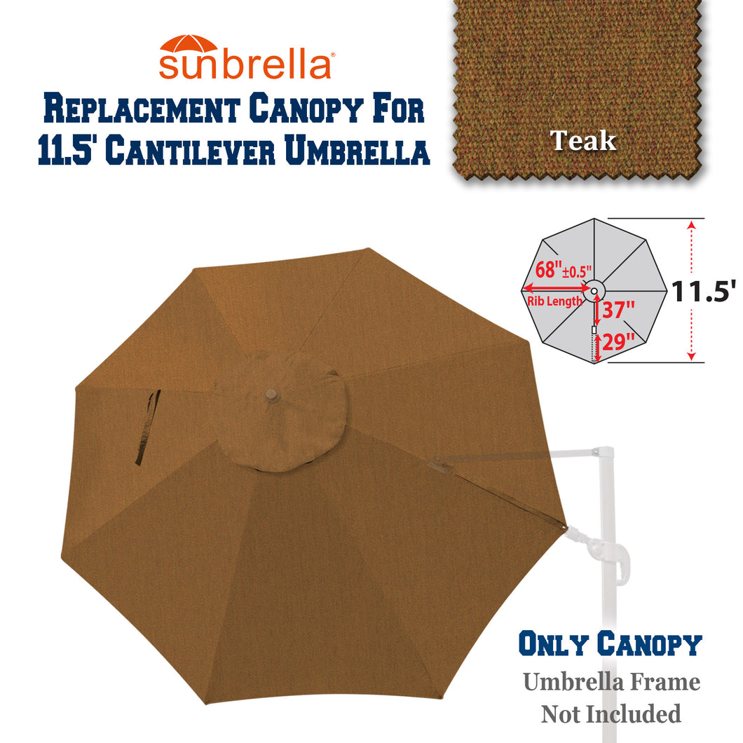 Sunbrella Canopy Replacement Cover for 11.5' FT 8 Ribs Cantilever Roma – Sunny Outdoor US Sunbrella Canopy Replacement Cover for 11.5' FT 8 Ribs Cantilever Roma – Sunny Outdoor US