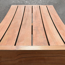 Load image into Gallery viewer, KINGTEAK Indoor &amp; Outdoor 23.4&quot; Golden Teak Wood Side Table
