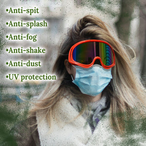 UV400 Anti-fog Sunglasses Men/Women for Skiing Goggles Bike Sport