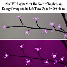 Load image into Gallery viewer, 6ft Cherry Blossom Flower Christmas Lamp Light Tree with 208 LED
