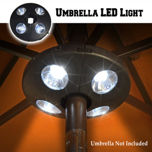 Wireless Battery Operated 24 LED Umbrella Bright Light Lamp
