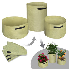 Load image into Gallery viewer, 3PC Garden Grow Bags Raised Bed Vegetables Plant Planter Tub Pots
