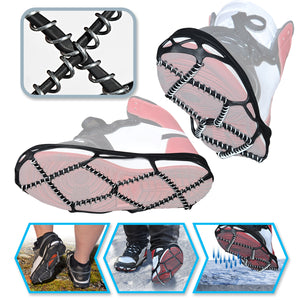 Walking on Snow Ice Walk Traction Cleats Crampons Shoes for Size 39 to 49
