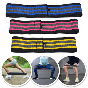 3pc High Resistance Loop Bands for Pilates Yoga Stretch Strength Exercise