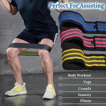 Load image into Gallery viewer, 3pc High Resistance Loop Bands for Pilates Yoga Stretch Strength Exercise
