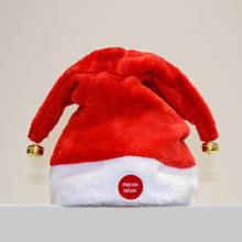 Load image into Gallery viewer, 15x7.8&quot; Plush Christmas Singing Dancing Moving Cap Antlers Ears Party Hat
