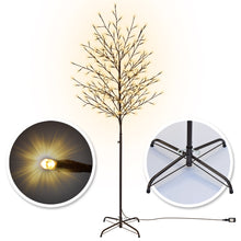 Load image into Gallery viewer, 6ft Star Light Tree Tall 240LED Warm Light Party Holiday Home Yard Wedding Birch
