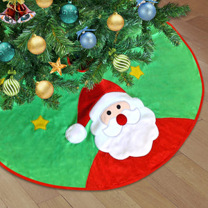 Santa Claus Christmas Tree Skirt Dia. 42" christmas Tree Holiday Decoration