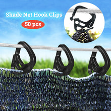 Load image into Gallery viewer, 50pcs Greenhouse Shade Net Hook Clips Fasten Plastic Shading System Hanging Hooks Garden Supplies Accessories
